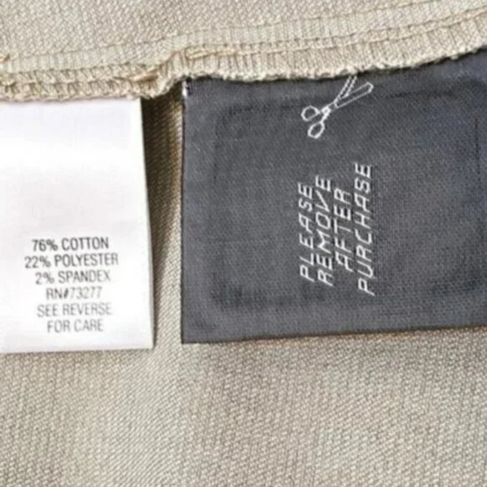 Nwt Dana Buchman Snakeskin Python Metallic Tan Go… - image 5